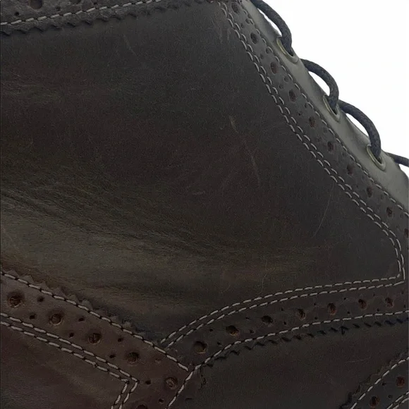 Nunn Bush Odell Wingtip Rust Dress Boots - Picture 11 of 16